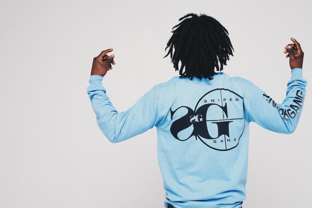 Long Sleeve Logo (Carolina Blue)