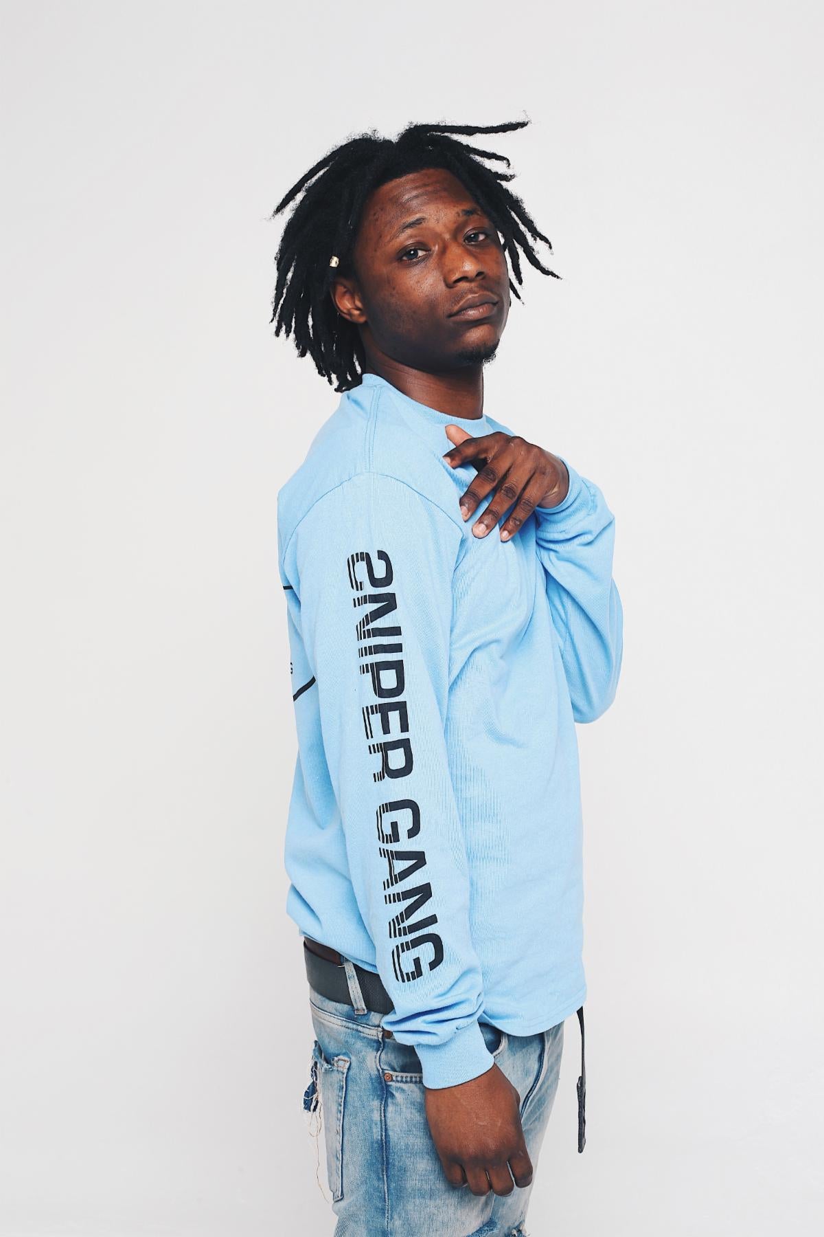 Long Sleeve Logo (Carolina Blue)