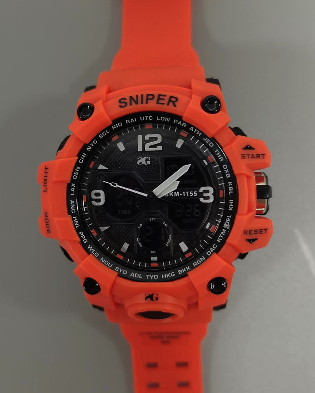 Z-Shock Watch (Orange)