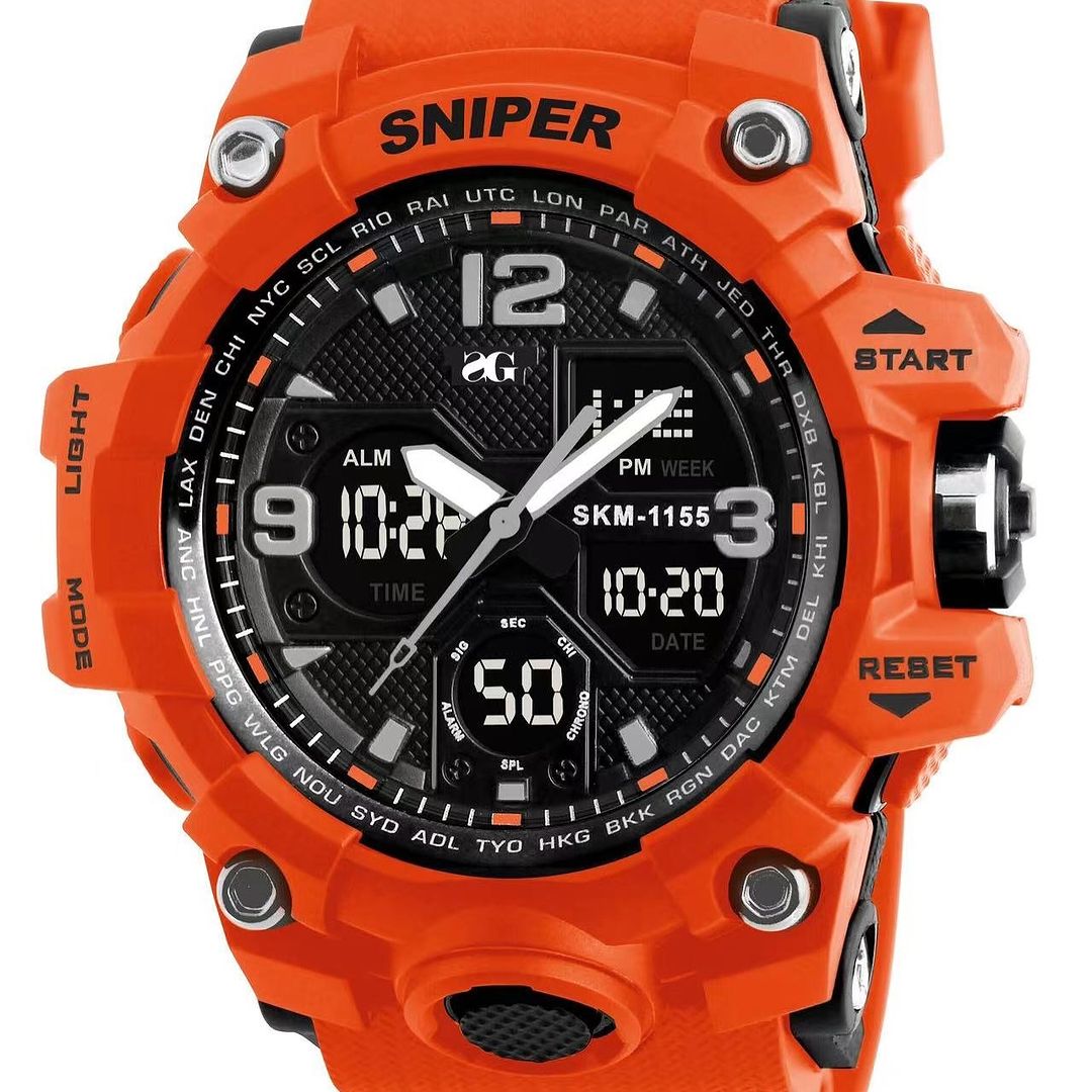 Z-Shock Watch (Orange)