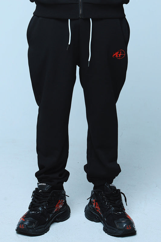 SG Essential Sweatpants (Black/Red)