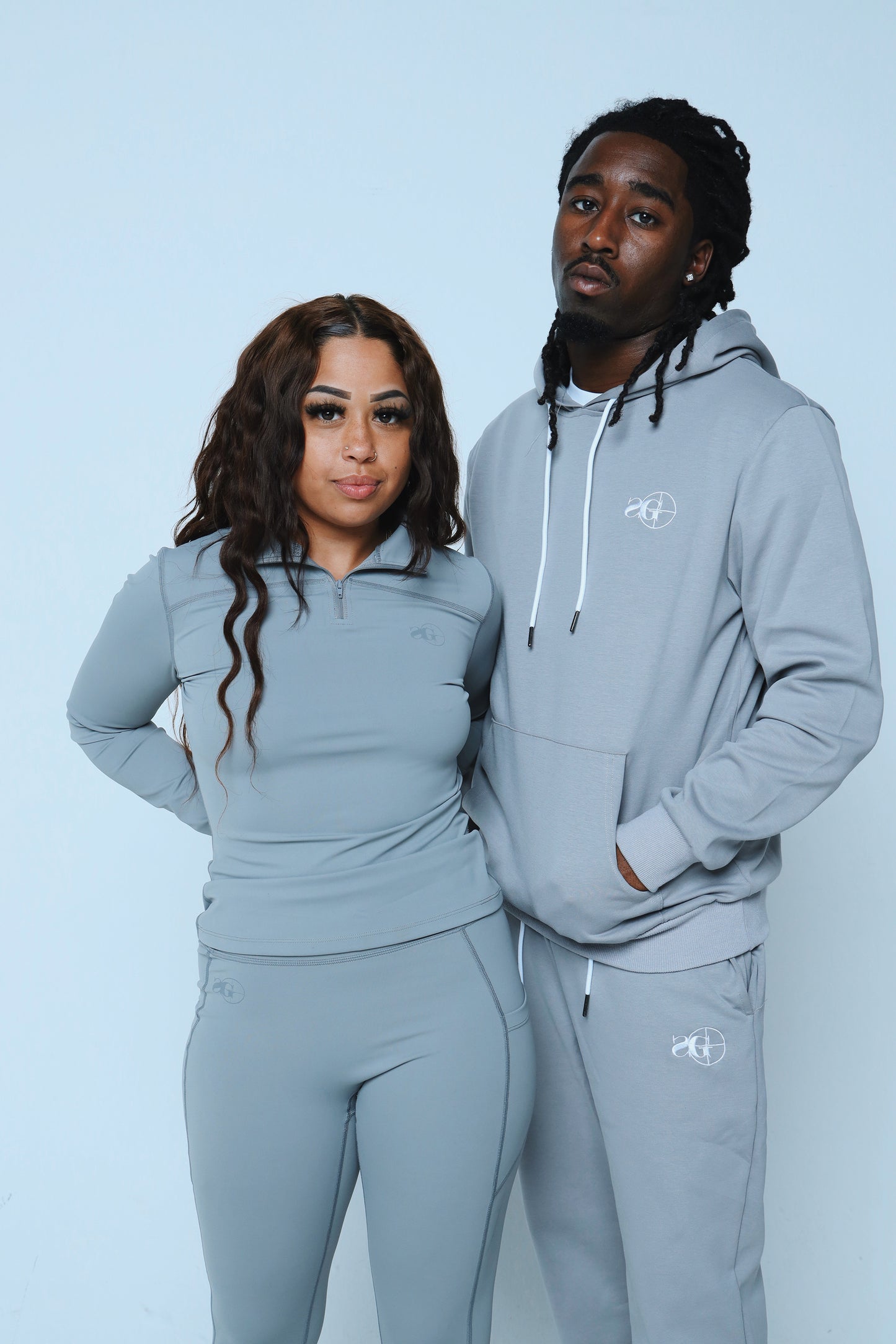 SG Essential Pullover Hoodie (Grey/White)