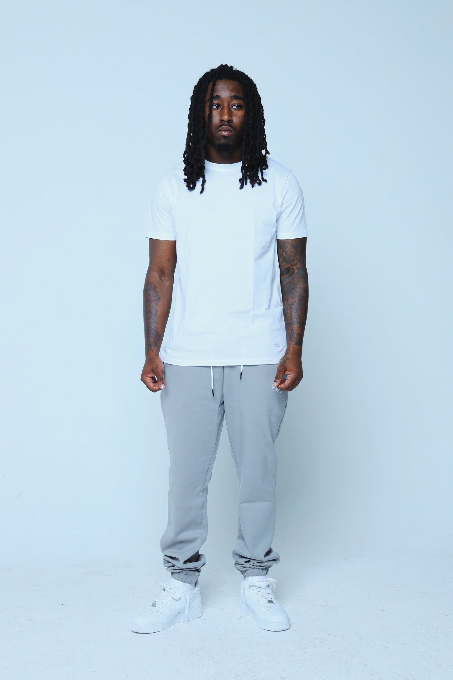 SG Essential Sweatpants (Grey/White)