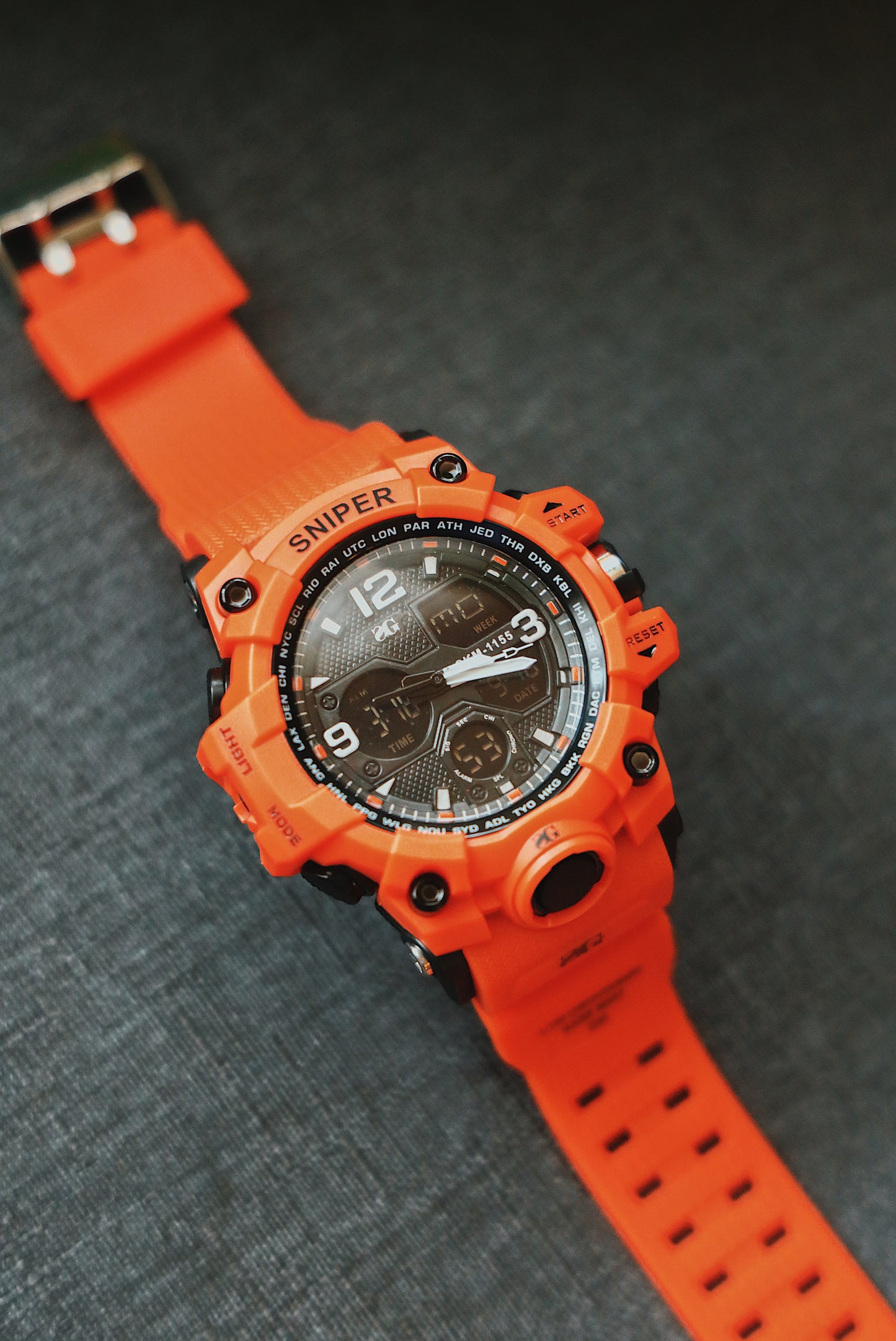 Z-Shock Watch (Orange)