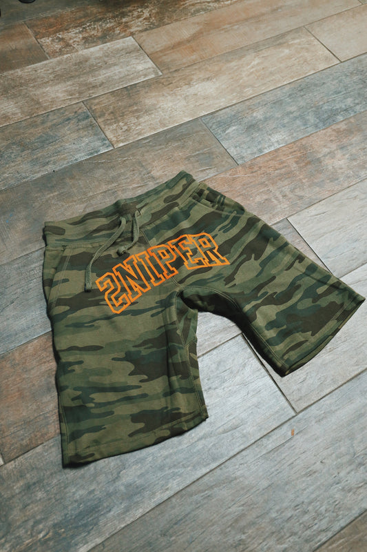 Sniper Varsity Shorts - Camo