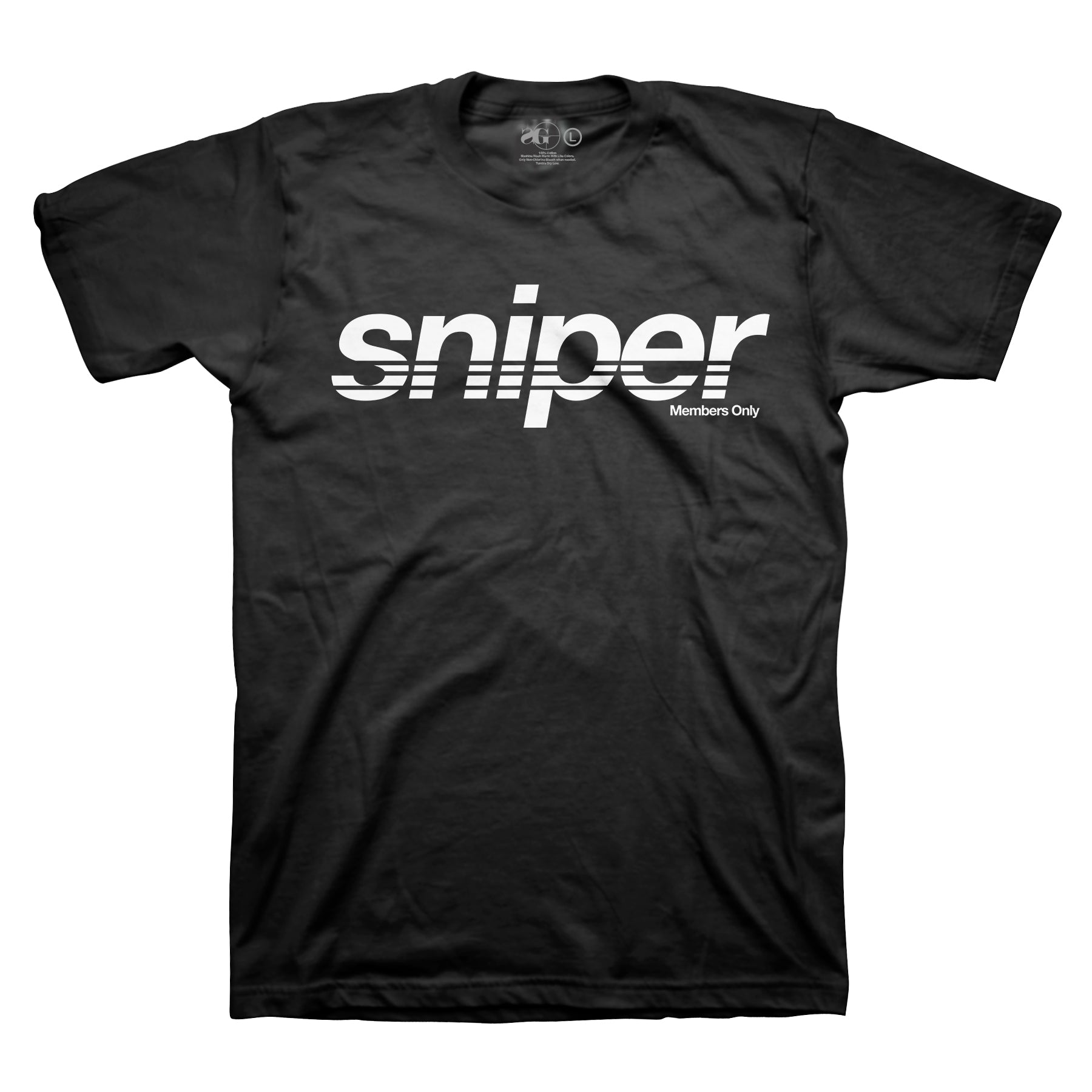 Sniper Members Only Tee (Black) – Sniper Gang Apparel