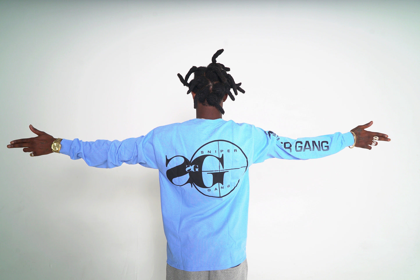 Long Sleeve Logo (Carolina Blue)