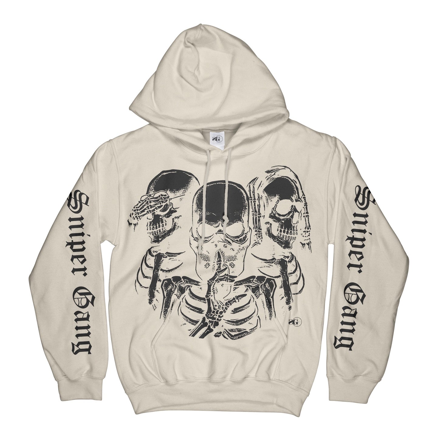 3 Amigos Hoodie (Cream)